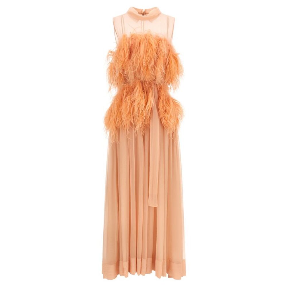 Alberta Ferretti Multicolor Silk Long Women's Dress